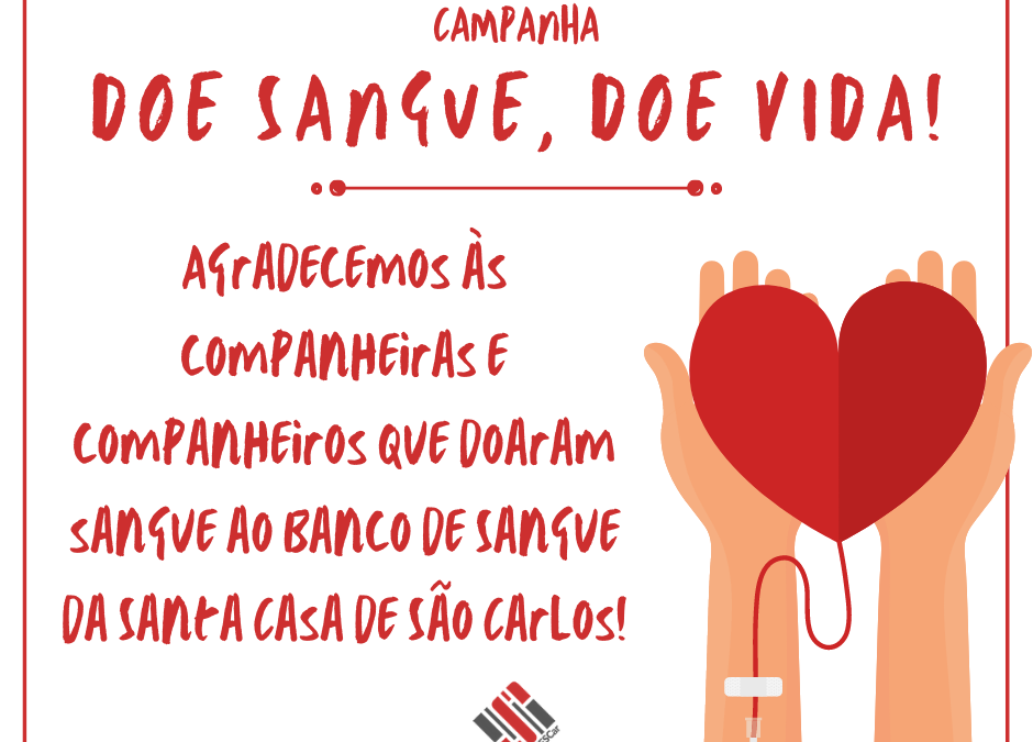 Campanha: Doe Sangue, Doe Vida!